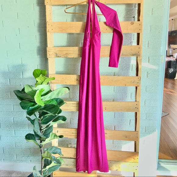 Michael Costello x Revolve Magenta Bradley Dress - Picture 4 of 7